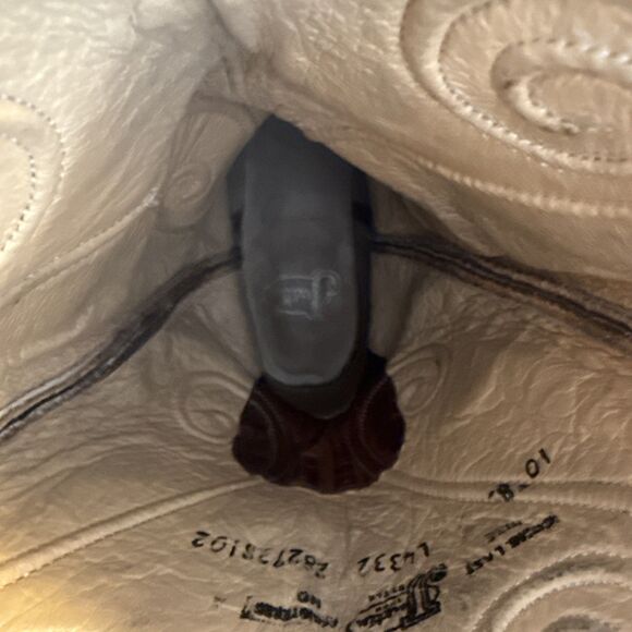 Justin L4332 Women’s Size 10 B Western Cowboy Damiana Leather Snipped Toe Boots - Picture 12 of 13